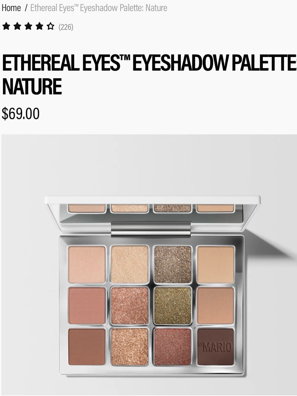 Makeup By Mario Warm Neutrals Palette - Gold, Bronze, Brown, Green, Pink - Picture 5 of 7